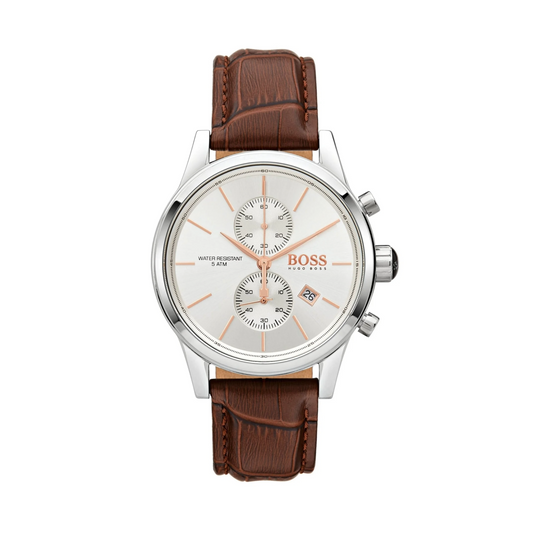 Hugo Boss Men White Leather Casual Watch - 1513280